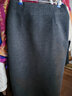 唐谜毛呢西装半身裙女秋冬2025新款高腰通勤包臀裙中长款后开叉一步裙 毛呢-深灰色-长款70CM起 M (27) 【95-105斤】 实拍图