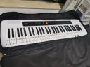 卡西欧（CASIO）电子琴CTS200白色时尚便携潮玩儿童成人娱乐学习61键单机款 实拍图