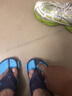 回力（Warrior）人字拖鞋男士沙滩鞋轻便舒适塑胶男鞋颗粒按摩拖鞋男 蓝色 43 实拍图