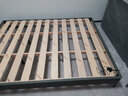 浪歌床 无床头床双人床排骨架床无靠背床实木床酒店床现代简约家具 床【深灰色】 1500mm*2000mm 实拍图