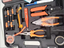 赛尔浦30件家用工具箱套装电工工具万用表电烙铁扳手钳子组套 30件电工套装 实拍图