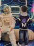 真维斯（Jeanswest）男童春秋外套儿童2026新款学院风拼接棒球服男大童春装时尚夹克衫 藏蓝/快乐生活K+太空骑行 150 实拍图