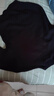 恒源祥高档新款羊毛衫女半高领短款毛衣宽松显瘦百搭大码针织打底衫 半高领-黑色 厚款 XL 120-130斤 实拍图