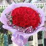 馨仪鲜花速递33朵红玫瑰香槟混搭花束生日礼物全国同城配送 33朵红玫瑰花束—女神款 实拍图