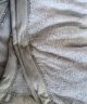 foojo学生毛毯午睡毯法兰绒毯子办公披肩毛巾被盖毯 灰色100*140cm 实拍图