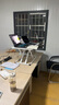 欧泰仕站立办公电脑增高架升降坐站交替可折叠学习桌支架移动笔记本支架 73*47-单层-气动无极悬停-白色 实拍图