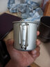山之客（MOUNTHIKER） 户外铝合金杯子 精致露营水杯便携可折叠喝茶杯饮具装备 银色杯子 实拍图