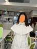 艾莱依羽绒服女2024气质长款风衣斗篷披肩通勤收腰大衣冬外套 乳灰米S 实拍图