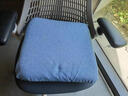 妙音鸟（MUSIKAR）泰国天然乳胶坐垫屁垫久坐垫办公室加厚透气学生护腰坐垫沙发座垫 珊瑚绒-银灰色 实拍图