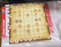 得力(deli) 中国象棋套装折叠棋盘 标准下棋原木色棋子33mm 中号6733 实拍图