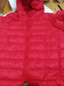 真维斯（Jeanswest）羽绒服2026春秋连帽轻薄短款外套白鸭绒保暖舒适大红色XL 实拍图
