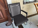 双木马 升级加粗办公椅弓形电脑椅子网布透气麻将椅学生宿舍凳会议座椅 至尊【全方】-黑色-中背 实拍图