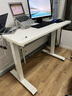 乐歌电动升降桌电脑桌站立办公家用写字书桌 E3/1.2m雅白色套装 实拍图