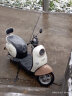 绿源（Luyuan）电动车新款上市 MOE 电动摩托车超强续航60V22.3Ah电摩外卖电瓶车 新款MOE燕麦白 实拍图