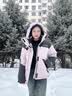 思凯乐1000蓬羽绒服男户外鹅绒服保暖加厚透气防风外套女 浅粉色1000蓬鹅绒-女（升级款） S 实拍图