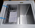 海尔（Haier）100升低霜小冰柜家用商用 冷藏柜冷冻柜两用冰柜小型租房用小冰箱小型冷柜BC/BD-100GHD 以旧换新 纯白 100L 实拍图
