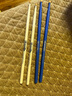 汉（HUN）汉旗鼓棒5A 7A架子鼓鼓槌胡桃木质彩色专业鼓锤 汉牌HUN靓彩系列 7A 蓝色 实拍图