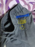 MQD童装男童加绒加厚保暖休闲裤冬装新款儿童摇粒绒宽松老爹裤 碳黑 120 实拍图