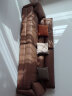 林氏家居真皮沙发客厅头层牛皮欧式沙发小户型皮艺现代轻奢新款沙发PS061 法式复古棕|2.82m 实拍图