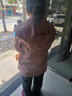 雅鹿三合一冲锋衣女男防风短外套加绒加厚可拆内胆风衣保暖滑雪登山服 YLN11Z36820粉酒红/珊瑚粉-女 2XL 实拍图
