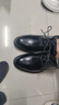 戈耐男士内增高男鞋正装皮鞋男商务休闲鞋真皮增高鞋男英伦德比鞋子男 黑色【增高 6cm】真牛皮 四季款 39 码(245MM) 实拍图