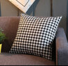 温文雅 北欧风抱枕沙发客厅抱枕套加厚正方形靠枕含芯靠垫靠背枕垫 千鸟格 50*50cm【外套+内芯】 实拍图
