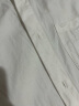 无印良品 MUJI 男式 棉水洗牛津 立领衬衫  ACA40C2S 白色 L 晒单实拍图