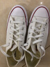 匡威（Converse）匡威 All Star 男女经典常青款低帮情侣鞋休闲帆布鞋学生板鞋 101000 经典白低 36.5 /4 实拍图