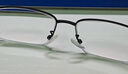 依视路（ESSILOR） 新款商务男镜架时尚潮流镜框女配依视路镜片近视定制眼镜 金属-全框-2130DG-枪色 镜框+依视路膜岩非球面1.60现片 实拍图
