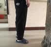 gxmy灯芯绒休闲裤男秋冬季新款哈伦束脚裤男宽松加绒加厚裤子男士潮流 K100黑色+K100灰色 XL 【建议120-140斤】 实拍图