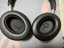 墨顿 适用于Meizu魅族HD60耳机套HD60bt耳罩头戴式蓝牙降噪耳机罩隔音海绵套耳垫替换专用耳机配件 黑色蛋白皮耳套一对【带卡扣】 实拍图