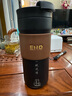 eno纯钛保温咖啡杯高颜值便携男女钛啡杯保温杯水杯车载办公室情人节 陨石黑纯钛（礼盒装） 500ml 500ml 实拍图