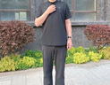 KOLON SPORT/可隆SECO空气POLO 男子户外运动速干防晒抗菌短袖 LHPT4MTT53-IV 象牙白 180/XL 实拍图