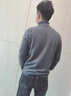 恒源祥100%羊毛绒衫男士秋冬季加厚高领毛衣中年保暖针织打底衫毛衣男装 805高 领优雅灰【纯全新100%甄选精品羊毛】 XL 175【高品质 贴身穿】 实拍图