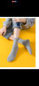 南极人 Nanjiren 儿童袜子男女童袜子5双装中大童宝宝四季中筒棉袜舒适透气短袜 简约纯色 L（建议4-6岁） 实拍图