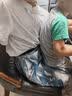 罗蒙女童马面裙汉服国风新中式儿童套装中秋演出服 天青色 套装  110 实拍图