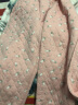 达尔丽秋冬季纯棉睡衣女长袖空气夹层夹棉家居服碎花印花可外穿保暖套装 T885128-011-粉色 M:建议体重90-105斤 晒单实拍图