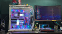 华硕（ASUS）ROG GR701 创世神机箱 吹雪机箱 EVA明日香联名台式机箱ARGB灯板全塔定制机箱翻毛皮白色机箱 爱莉希雅主题（粉白创世神+灯板） 实拍图