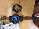Mtin树脂表带表壳适配卡西欧G-SHOCK手表带GA110 140 GD120GLS GAX100 亮光透明黑色 16mm 实拍图