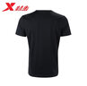 特步（XTEP）特步释冰科技短袖男2023年夏季新款冰丝速干半袖T恤休闲运动短t 正黑色 L 实拍图
