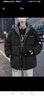 笺罗（JIANLUO）棉服男假两件连帽秋冬季加厚宽松晋江羽棉衣袄绒服面包男情侣外套 黑色【WT08】 4XL【180斤-200斤】 实拍图