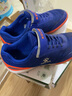 卡尔美（KELME）儿童足球鞋魔术贴免系带碎钉TF透气学生球鞋6873003 宝蓝 39 实拍图