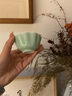 恒福影青瓷茶杯主人杯单杯陶瓷功夫茶具品茗杯办公室家用喝茶小杯子 念旧杯（梅子青） 实拍图