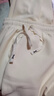 勋狸粑羊羔绒裤子女春秋冬季加绒加厚保暖抗寒外穿宽松休闲灯芯绒阔腿裤 米白色-冬季婴儿绒  M 80-95斤 实拍图