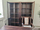 御木格（YUMUGE） 新中式实木乌金木书桌现代简约成人书房书法写字台办公桌椅子 1.42米书桌+椅子+四门书柜 晒单实拍图