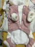 华元宠具（hoopet）猫咪衣服幼猫可爱四脚装冬季冬天保暖布偶猫无毛猫衣服宠物防掉毛 粉色兔耳朵四脚装-带绒款 L-(建议8-12斤) 实拍图