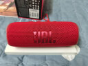 JBL FLIP6 音乐万花筒6代 便携式无线蓝牙音箱 家用低音炮 户外音响大音量 防水防尘 多台串联 FLIP6代- 红色 实拍图