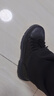 意尔康男鞋休闲板鞋秋冬复古工装马丁靴时尚高帮软面潮流鞋子男 黑色 38 实拍图