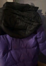 雪中飞童装儿童羽绒服2025新款男童女童中大童拼接面包羽绒服冬季外套 青莲紫 120 实拍图