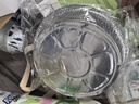 魔幻厨房空气炸锅锡纸盘专用纸20cm15只烤箱用圆形铝箔盘露营烧烤工具 实拍图